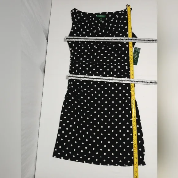 Lauren Ralph Lauren Sleeveless Lined Midi Dress. Size 14 NWT - Picture 4 of 9
